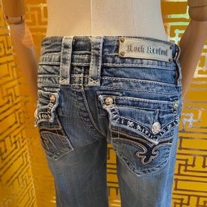 ROCK REVIVAL Jen Boot Cut Style Denim Jeans